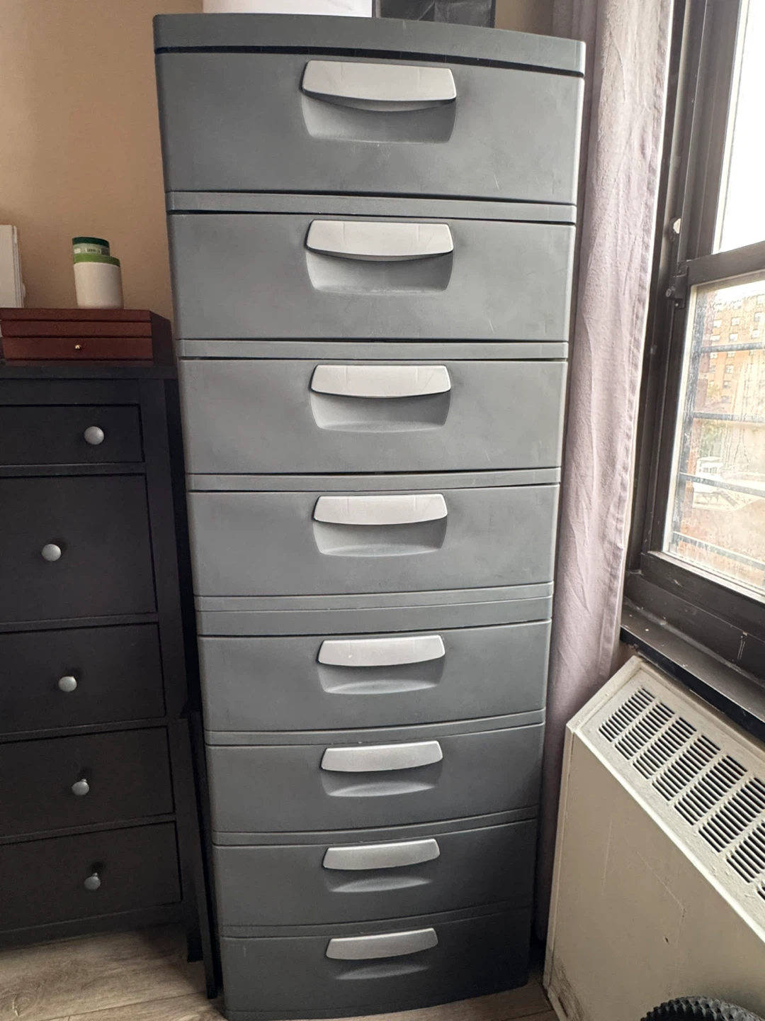 Organizador de 4 cajones. - drawer organizer plastic.