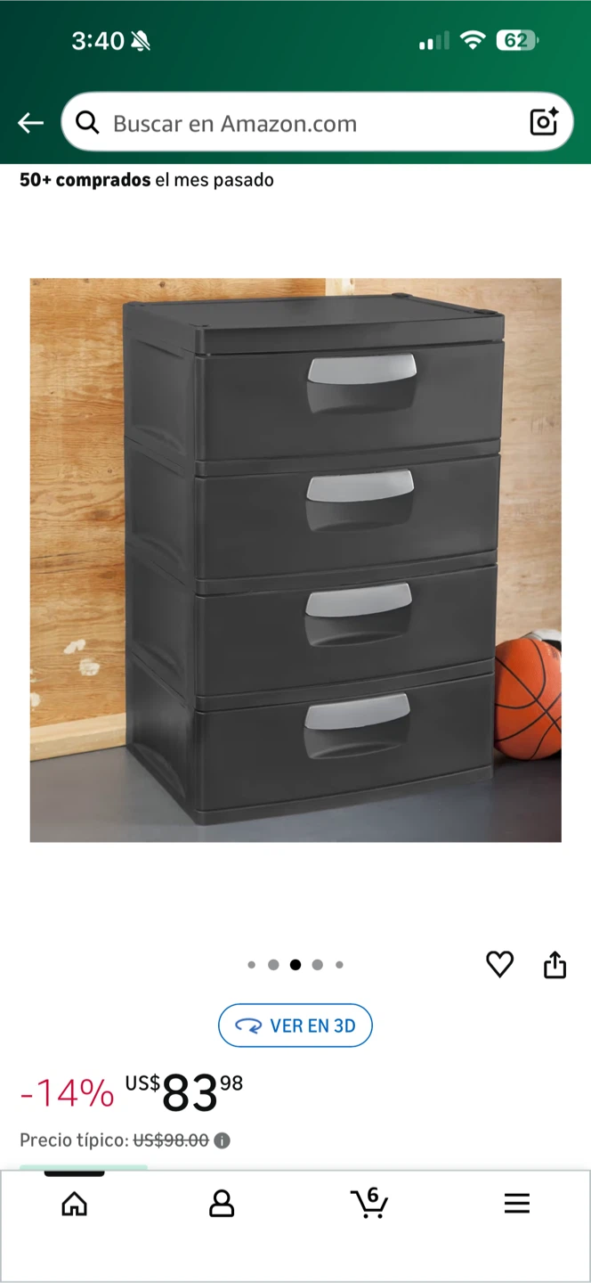 Organizador de 4 cajones. - drawer organizer plastic. - photo 3
