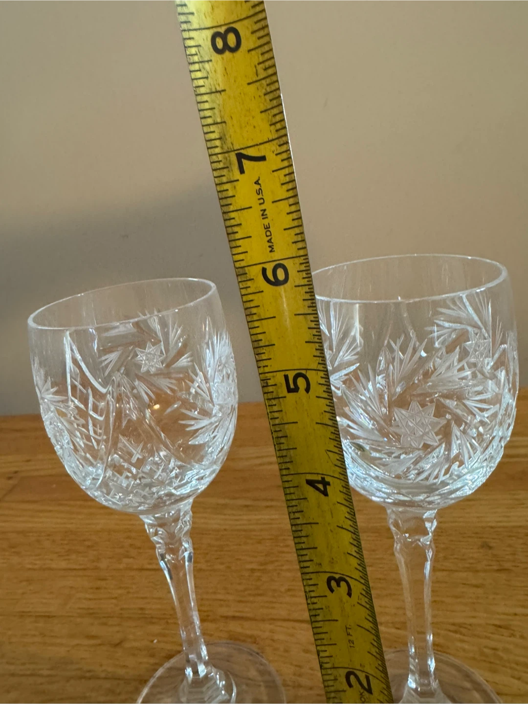 Crystal Wine Glasses - Set of 2 - photo 2