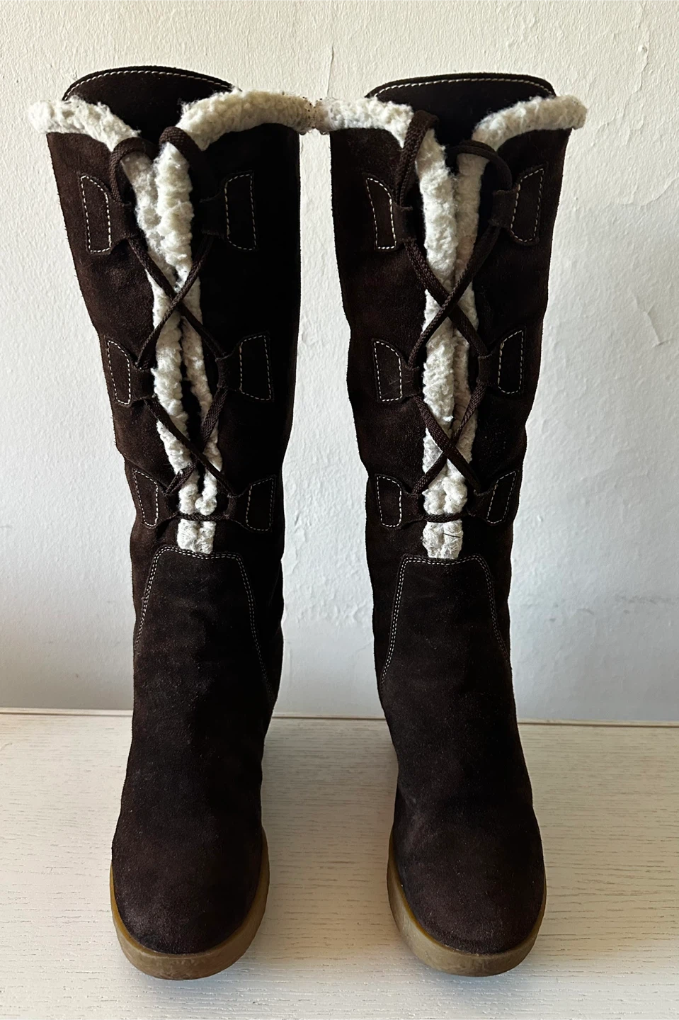 Michael Kors - Brown Suede Winter Boots Size 7.5M