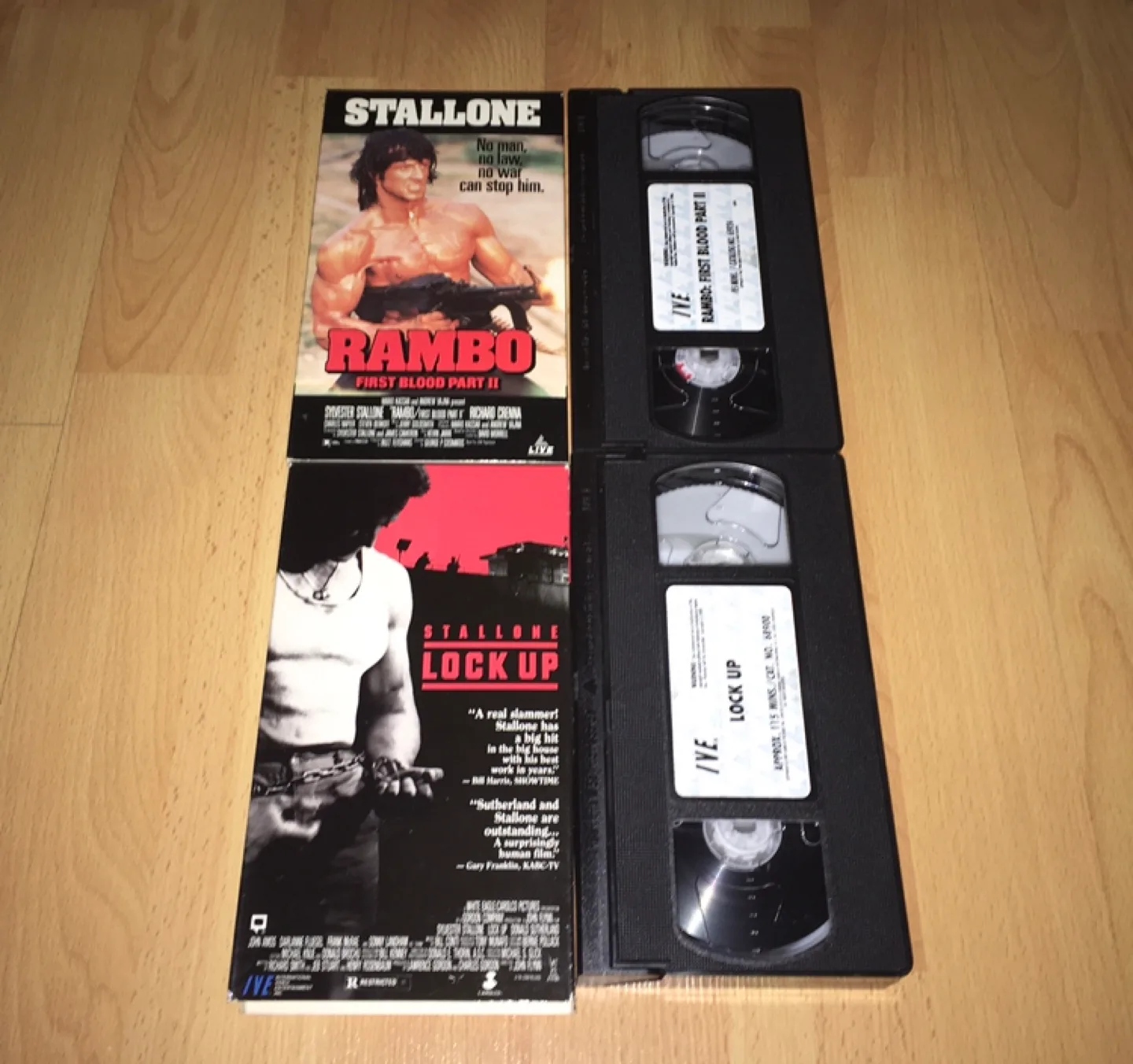 ($5 each) Sylvester Stallone VHS Tapes image indicator(2)