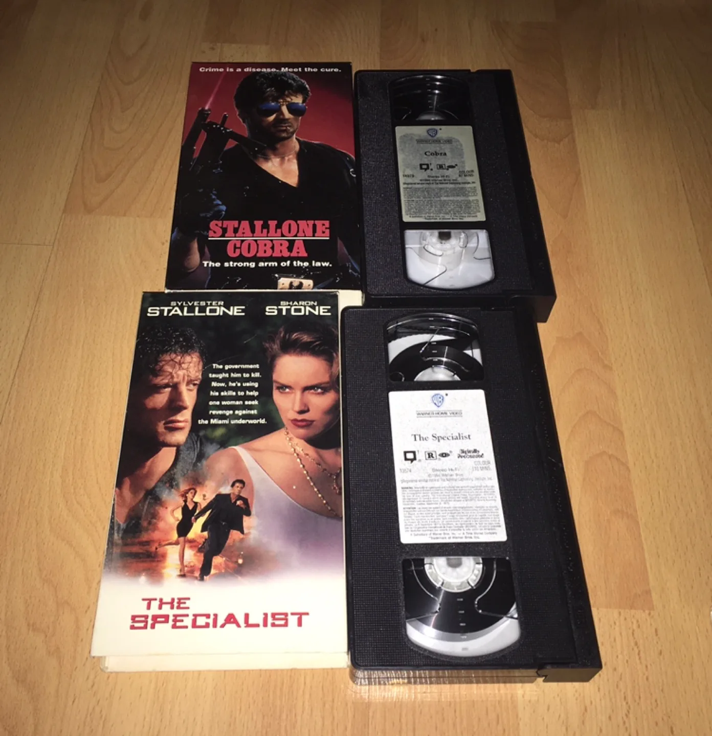 ($5 each) Sylvester Stallone VHS Tapes image indicator(4)