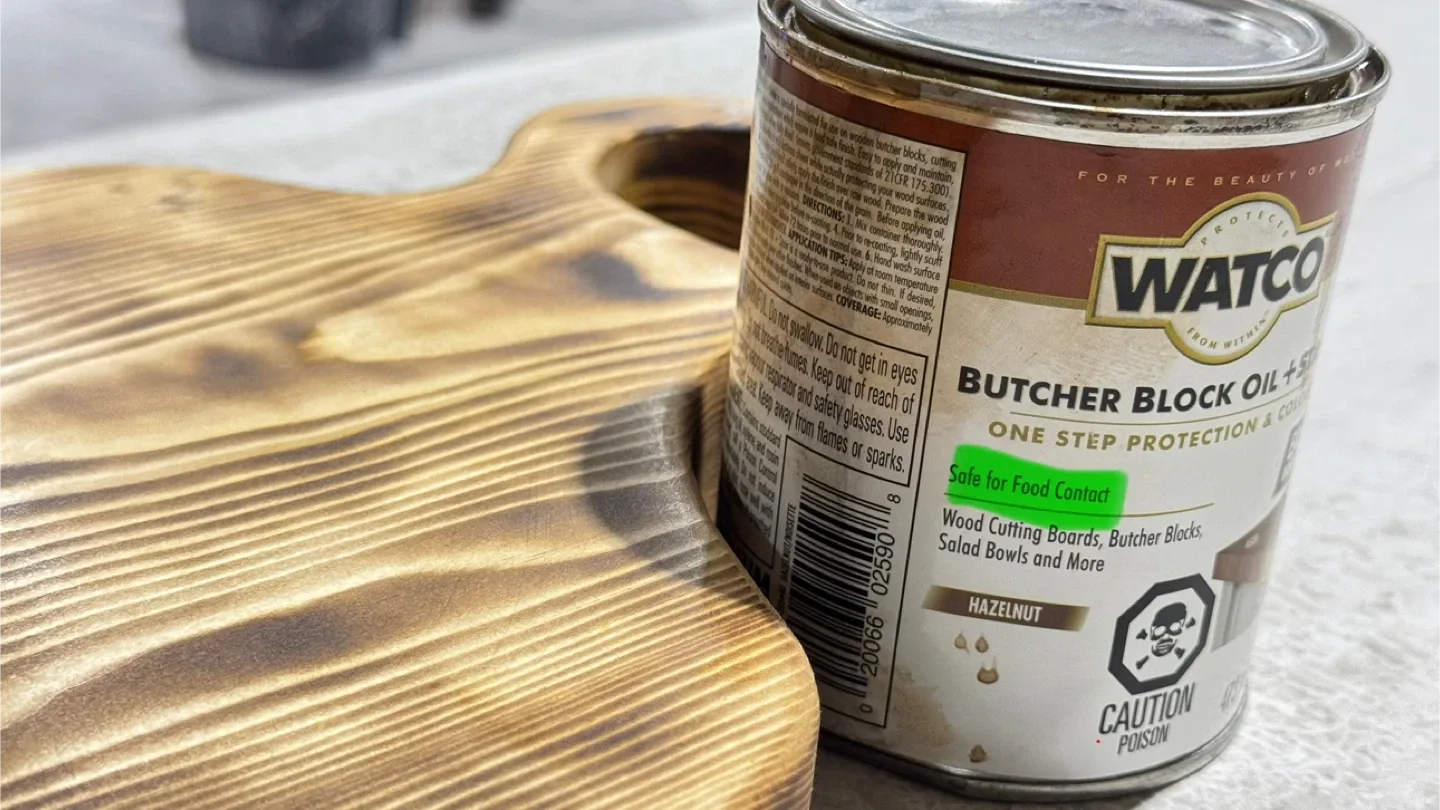 Watco Butcher Block Oil Cutting Board image indicator(3)