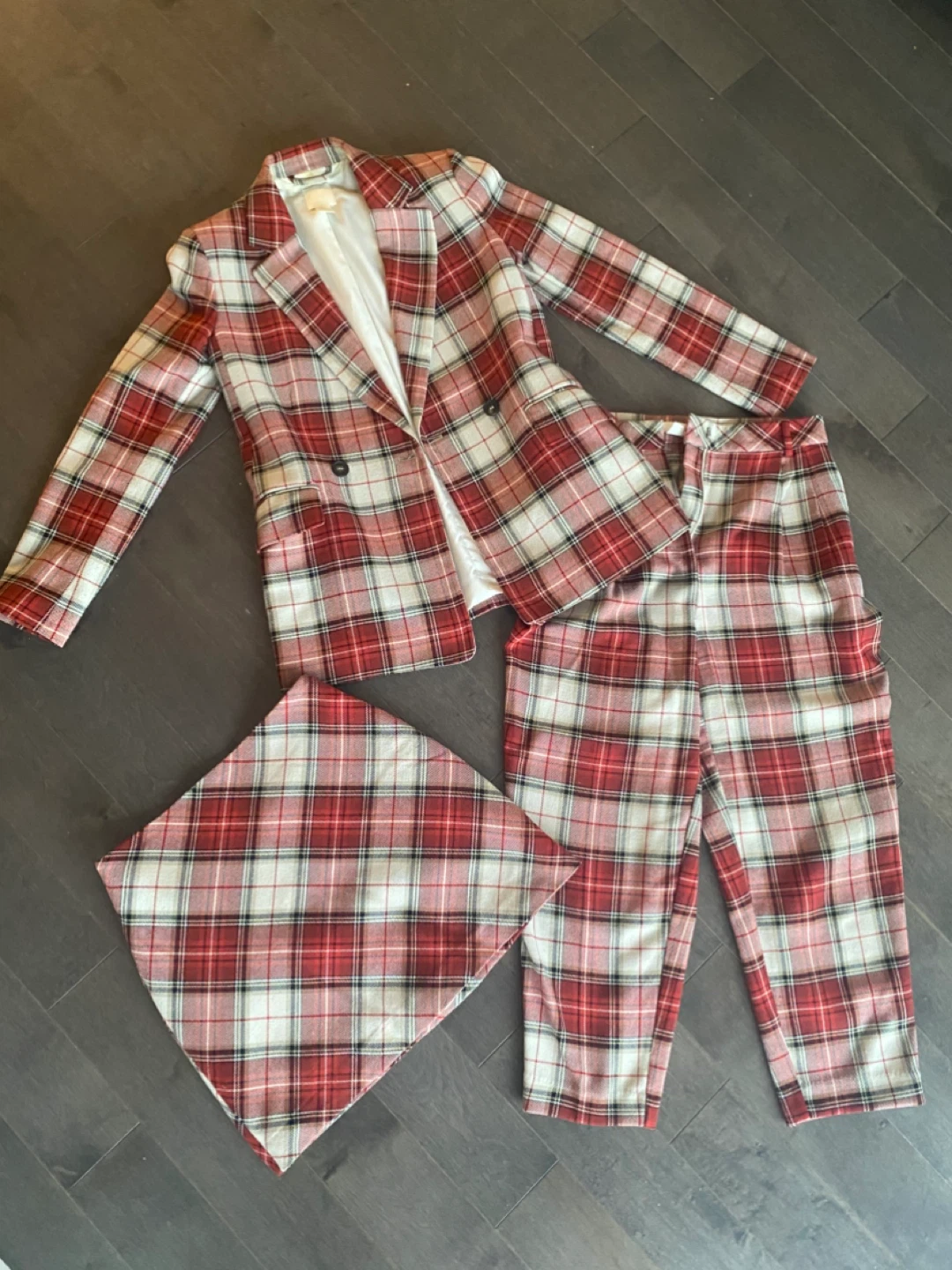 H&M Plaid Suit Set - Size US 2/4