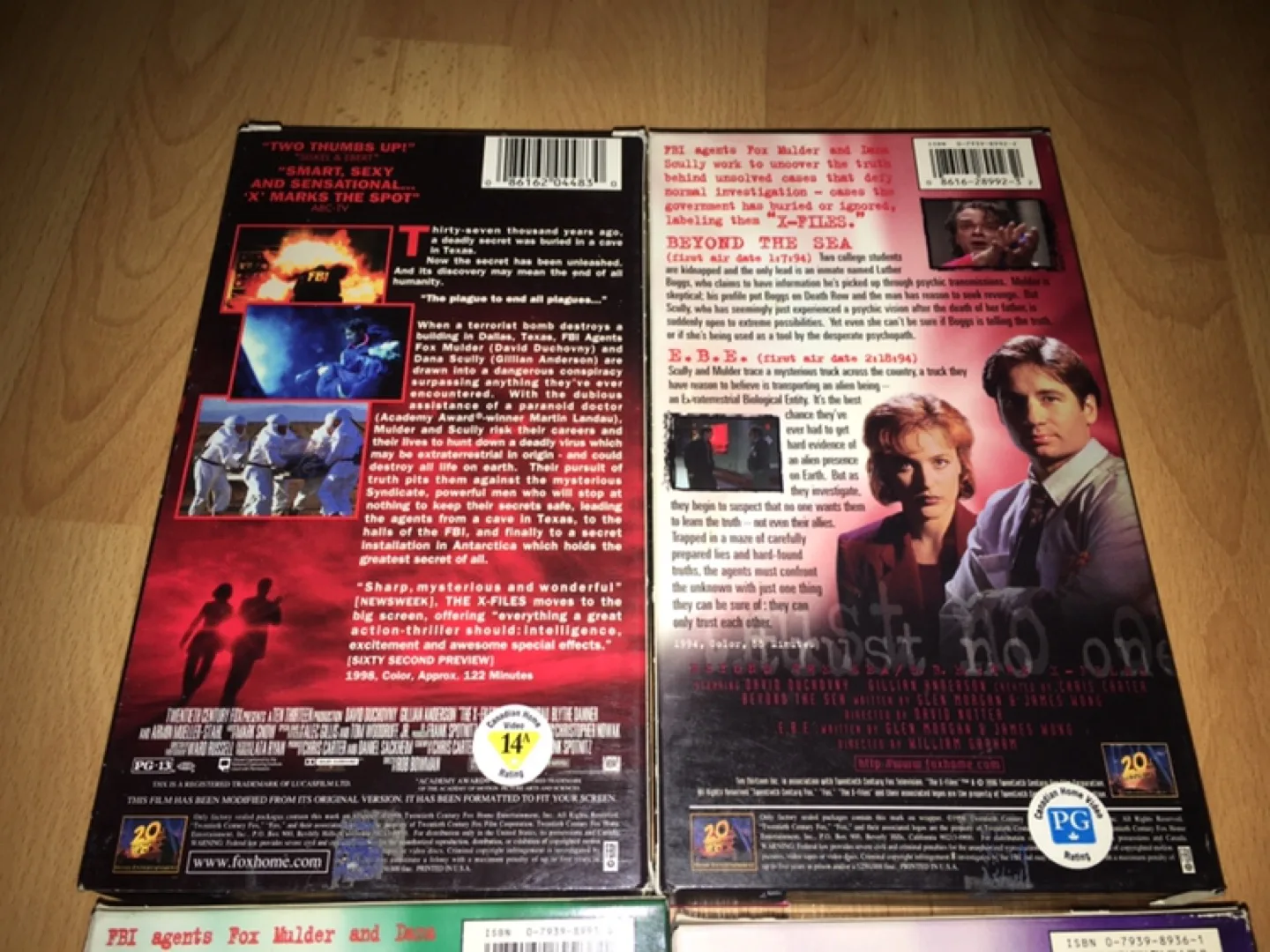 ($5 each) The X-Files VHS Tapes image indicator(4)