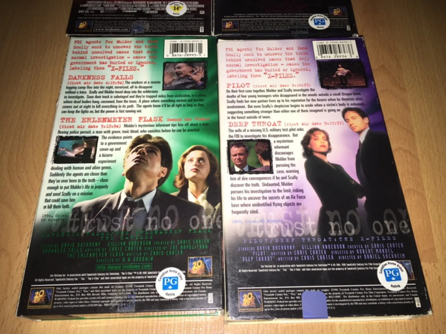 ($5 each) The X-Files VHS Tapes image indicator(5)