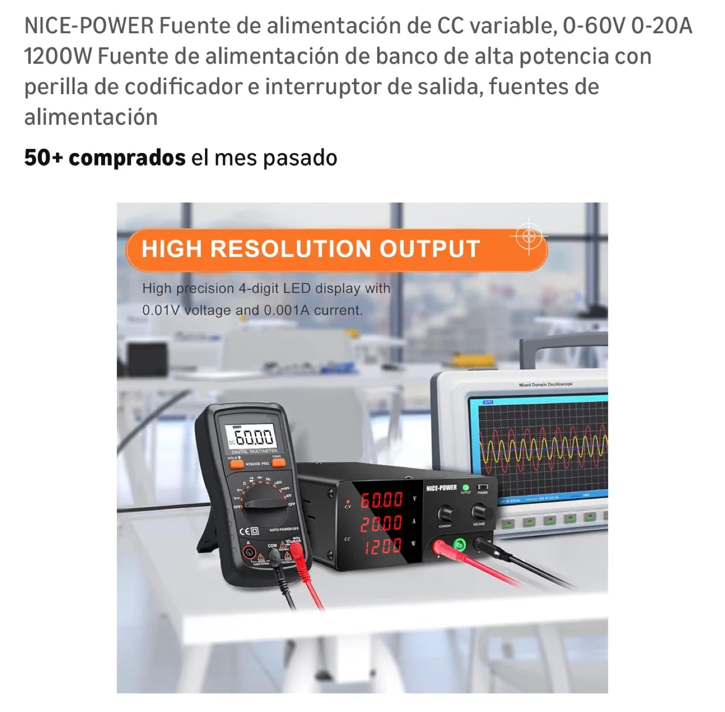 Electronics Repair Kit w/ DC Power Supply & Heat Gun image indicator(4)