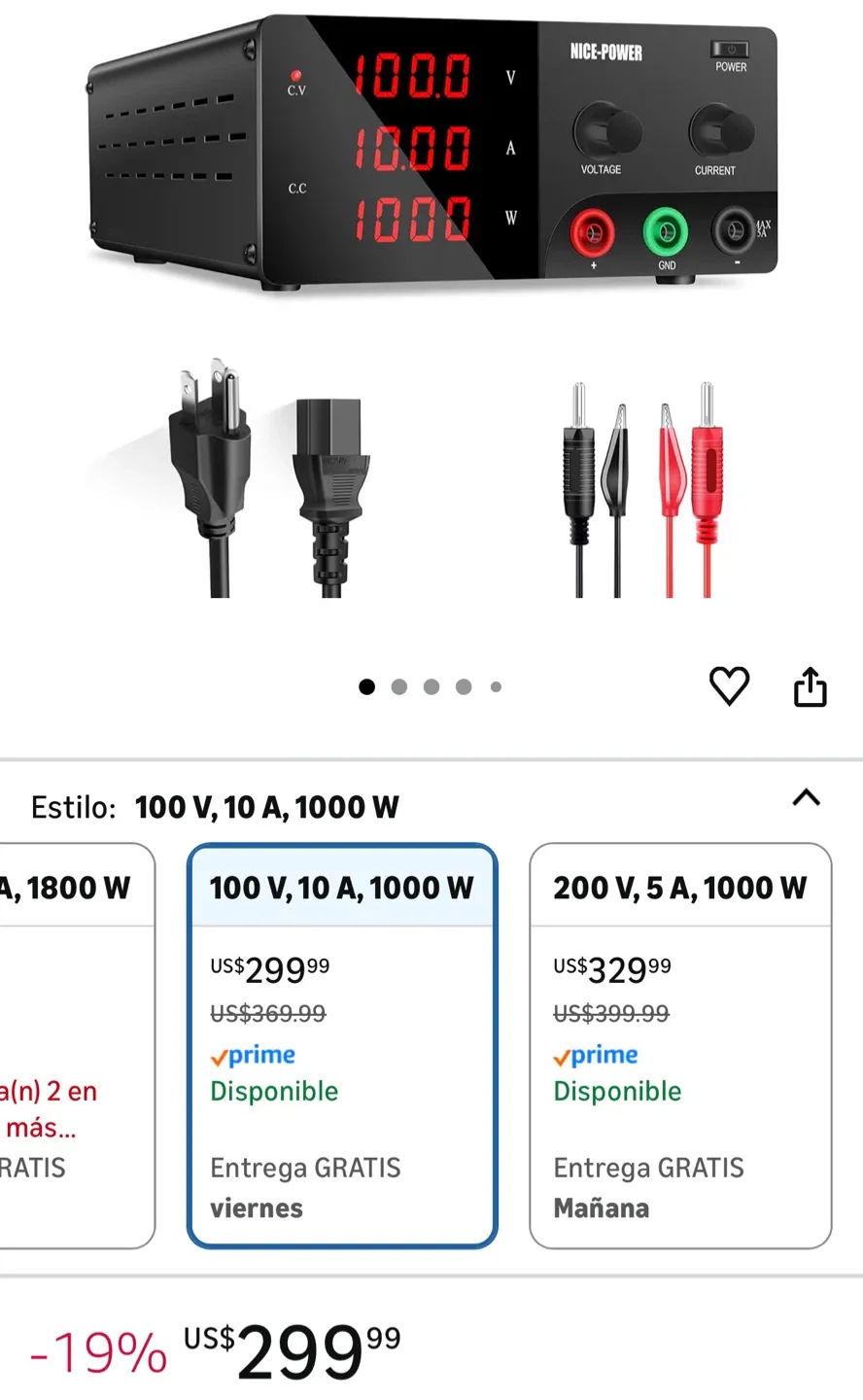 Electronics Repair Kit w/ DC Power Supply & Heat Gun image indicator(8)