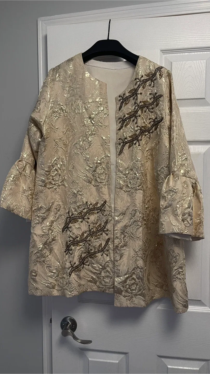 Embroidered Gold Jacket thumbnail