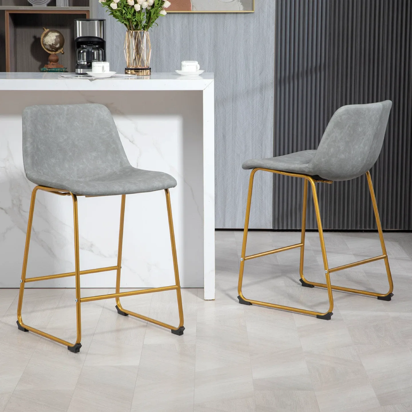 New Homefun Bar Stools set of 2 image indicator(7)