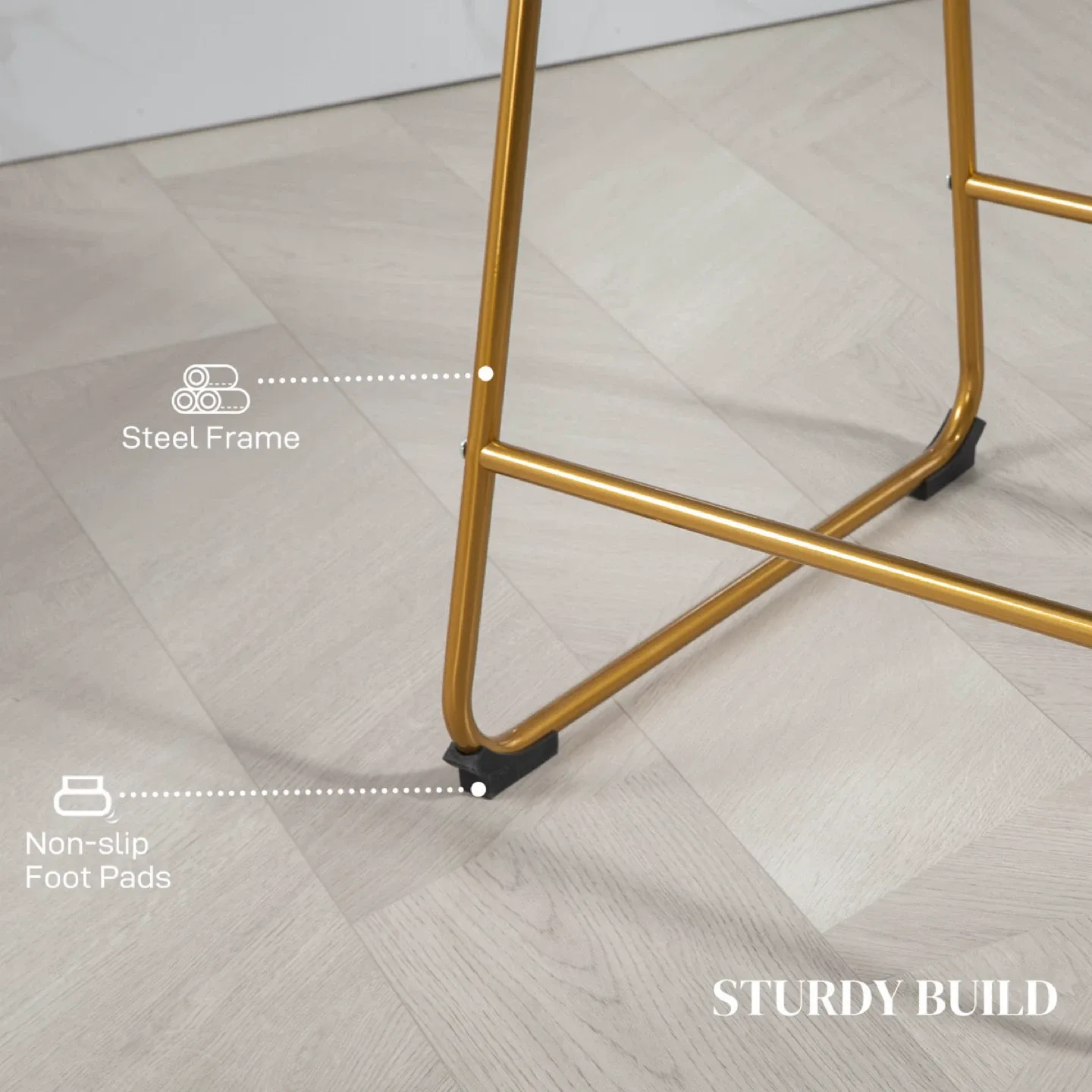 New Homefun Bar Stools set of 2 image indicator(9)