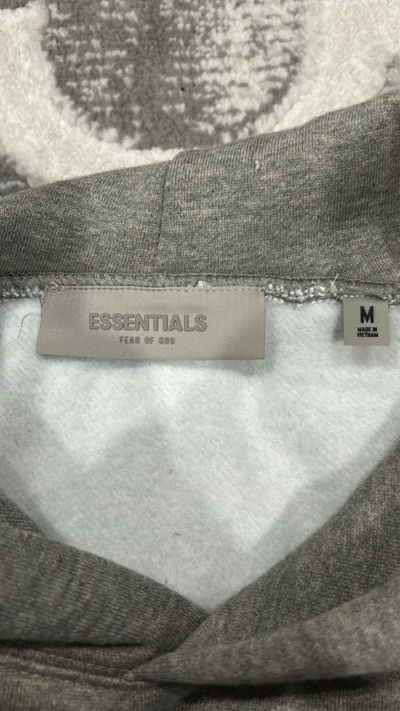 dark oatmeal essentials hoodie - photo 3