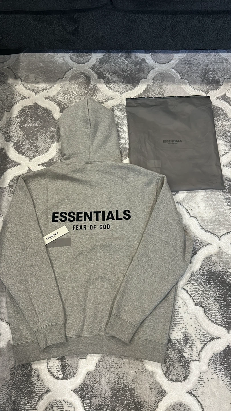 dark oatmeal essentials hoodie - photo 2