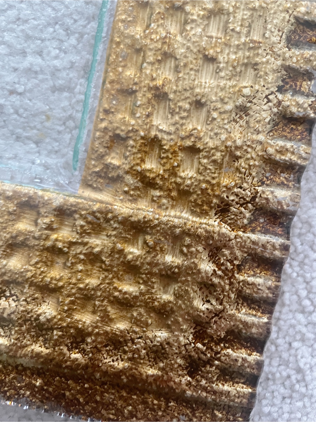 Gold Decorative Glass Tray - photo 4