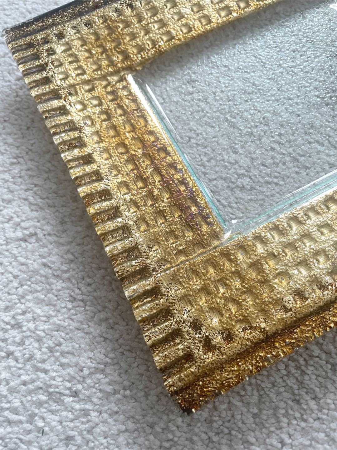 Gold Decorative Glass Tray - photo 5