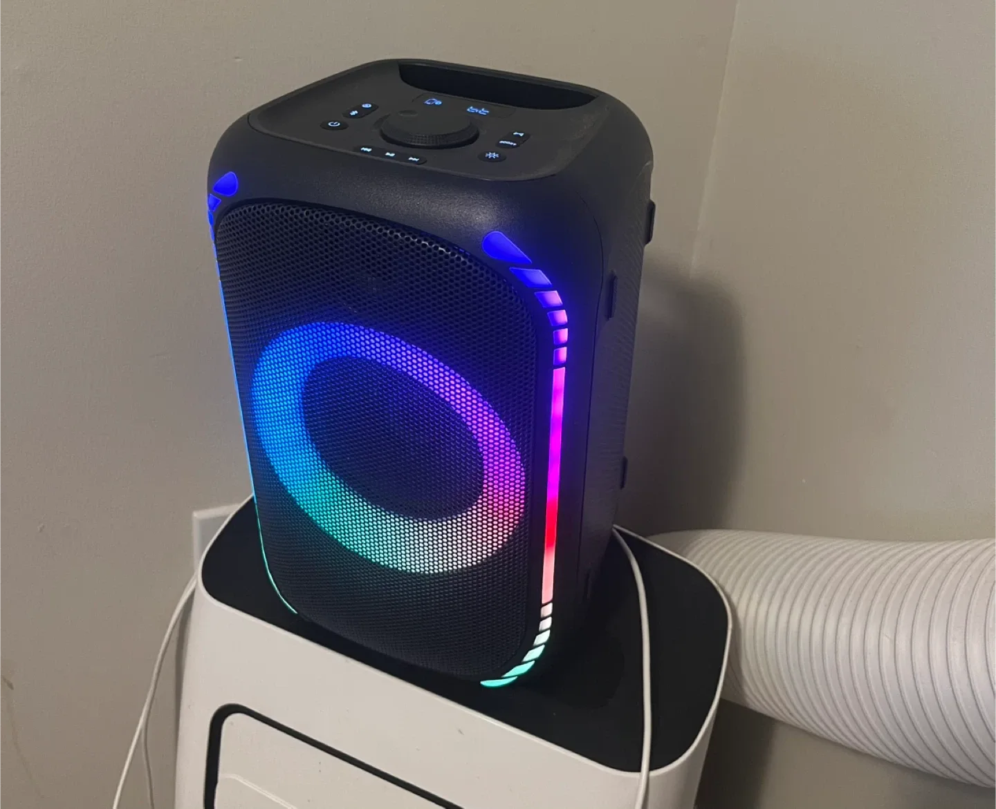 Portable Bluetooth Party Speaker with Lights