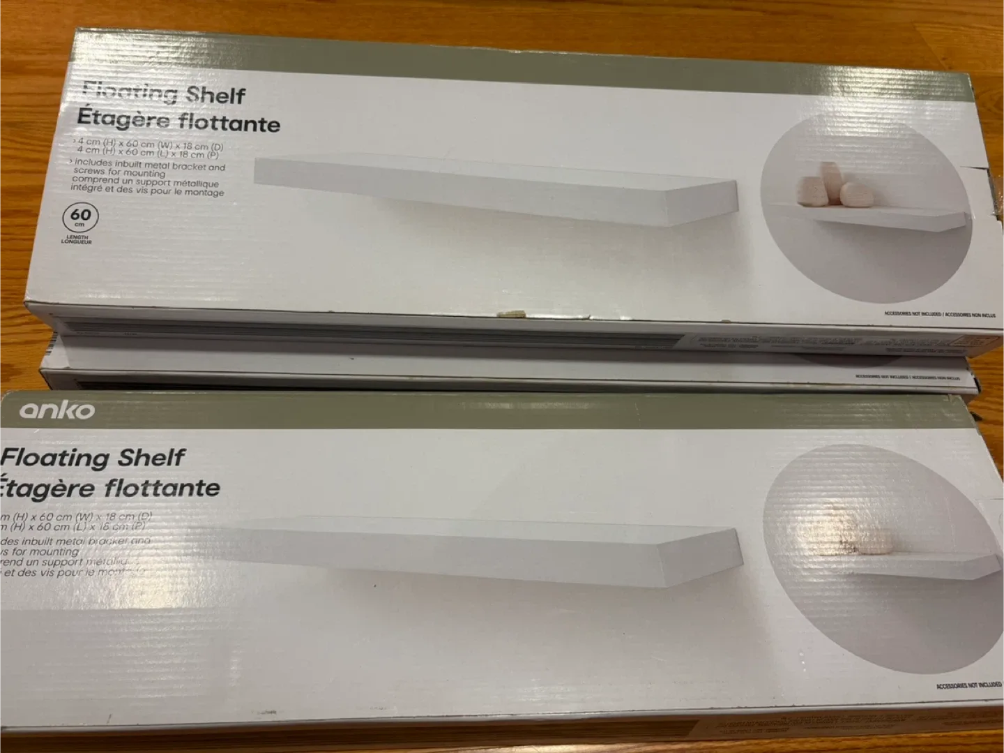 Anko Floating Shelf - 60cm - New in Box! image indicator(3)