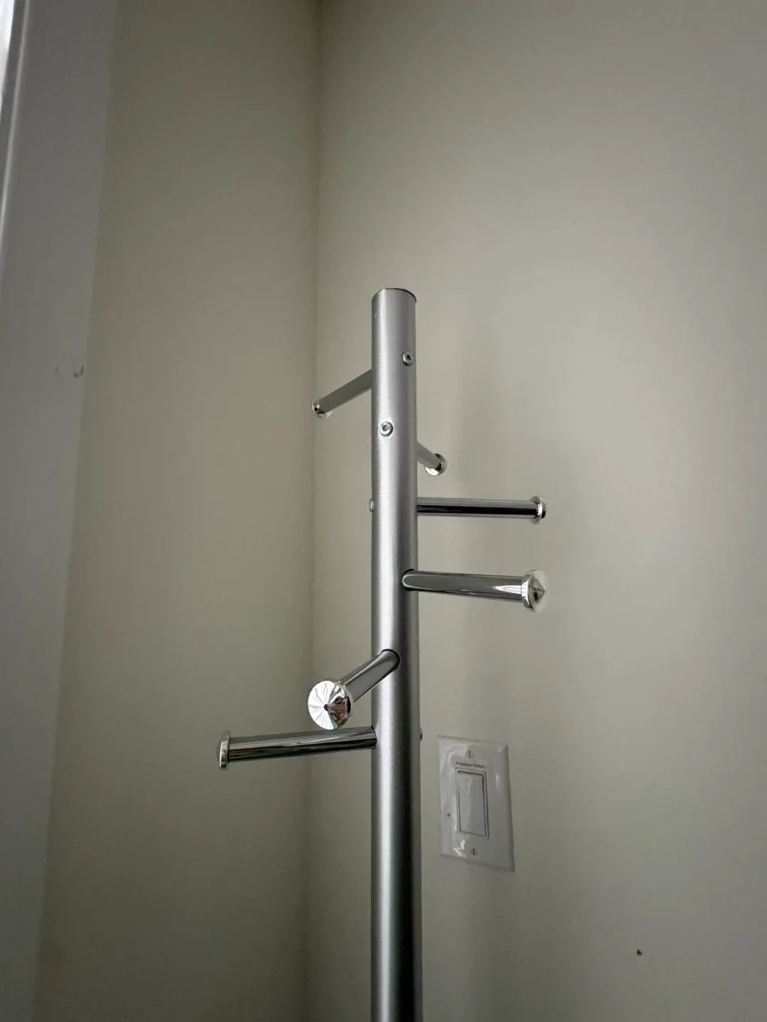Silver Coat Rack Stand image indicator(2)