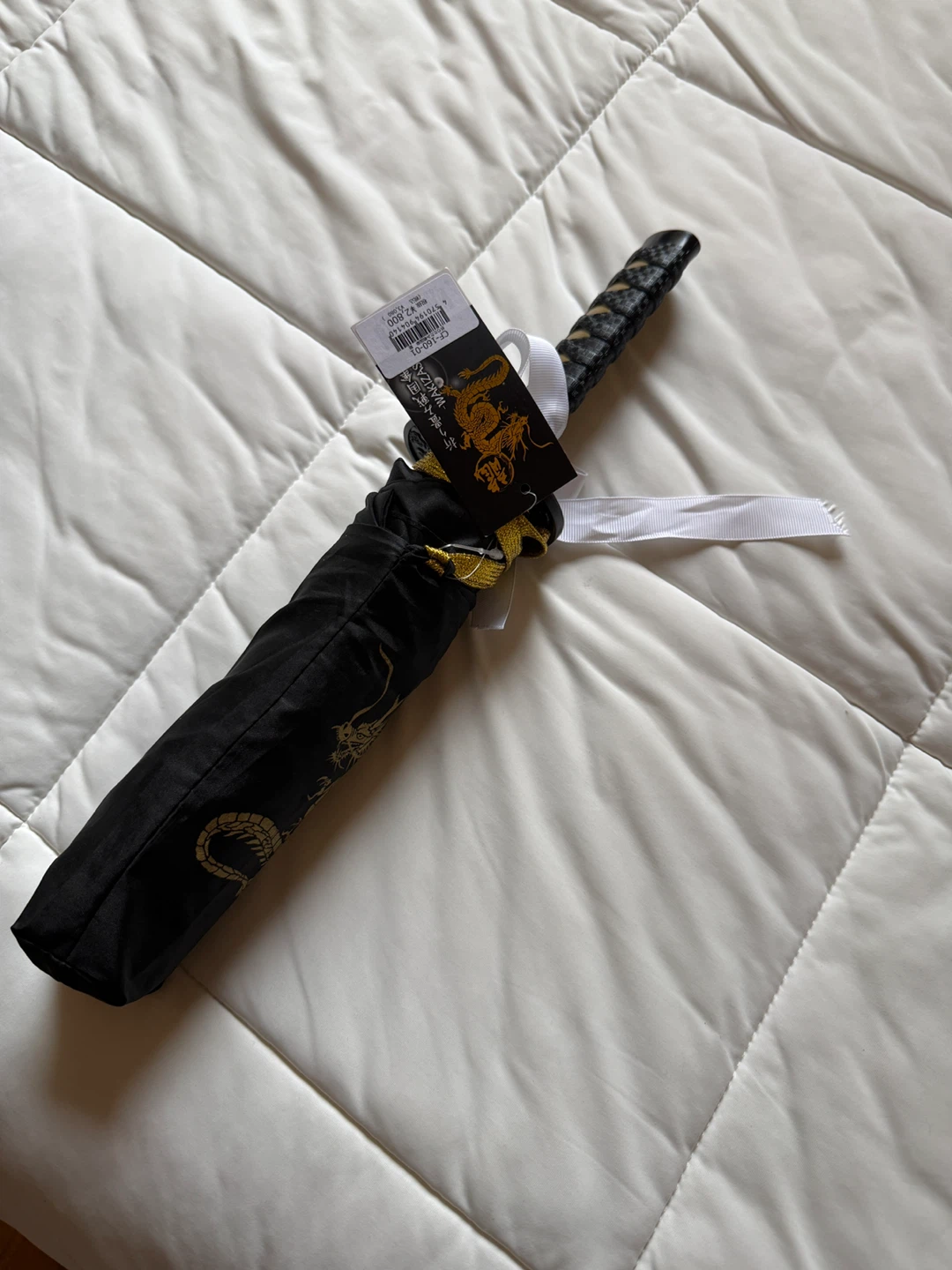 Samurai Sword Handle Umbrella - Black - photo 3