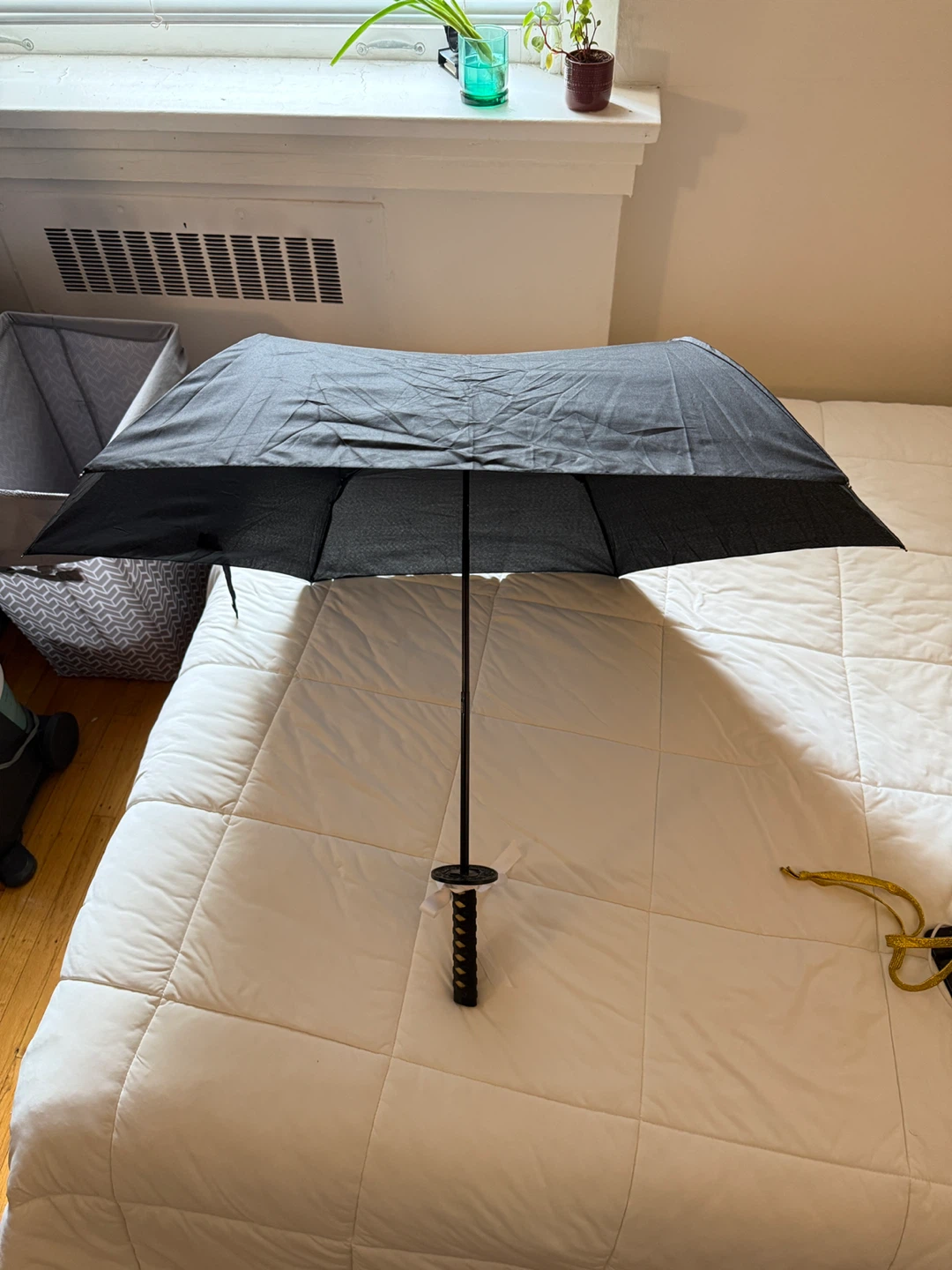 Samurai Sword Handle Umbrella - Black