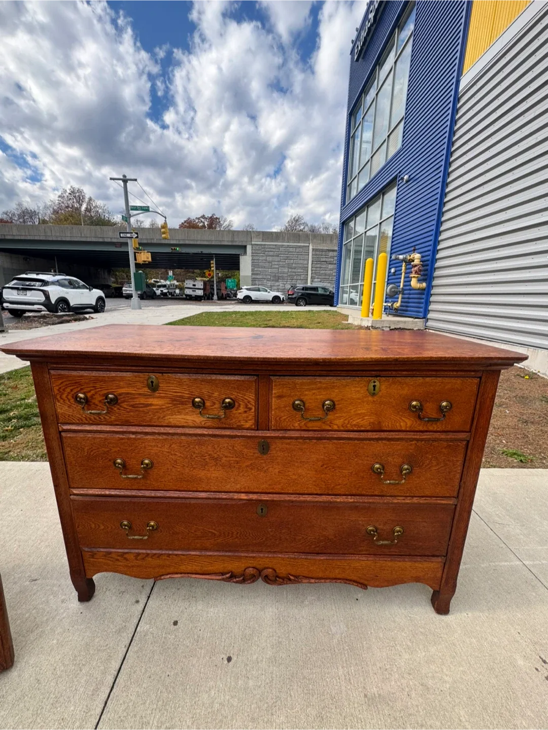 Free delivery antique dresser