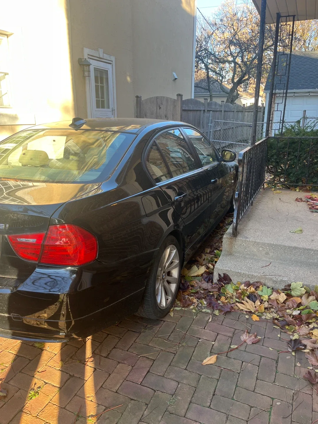 BMW, X-1 4 Door Sedan Black, Tan leather engine needs work