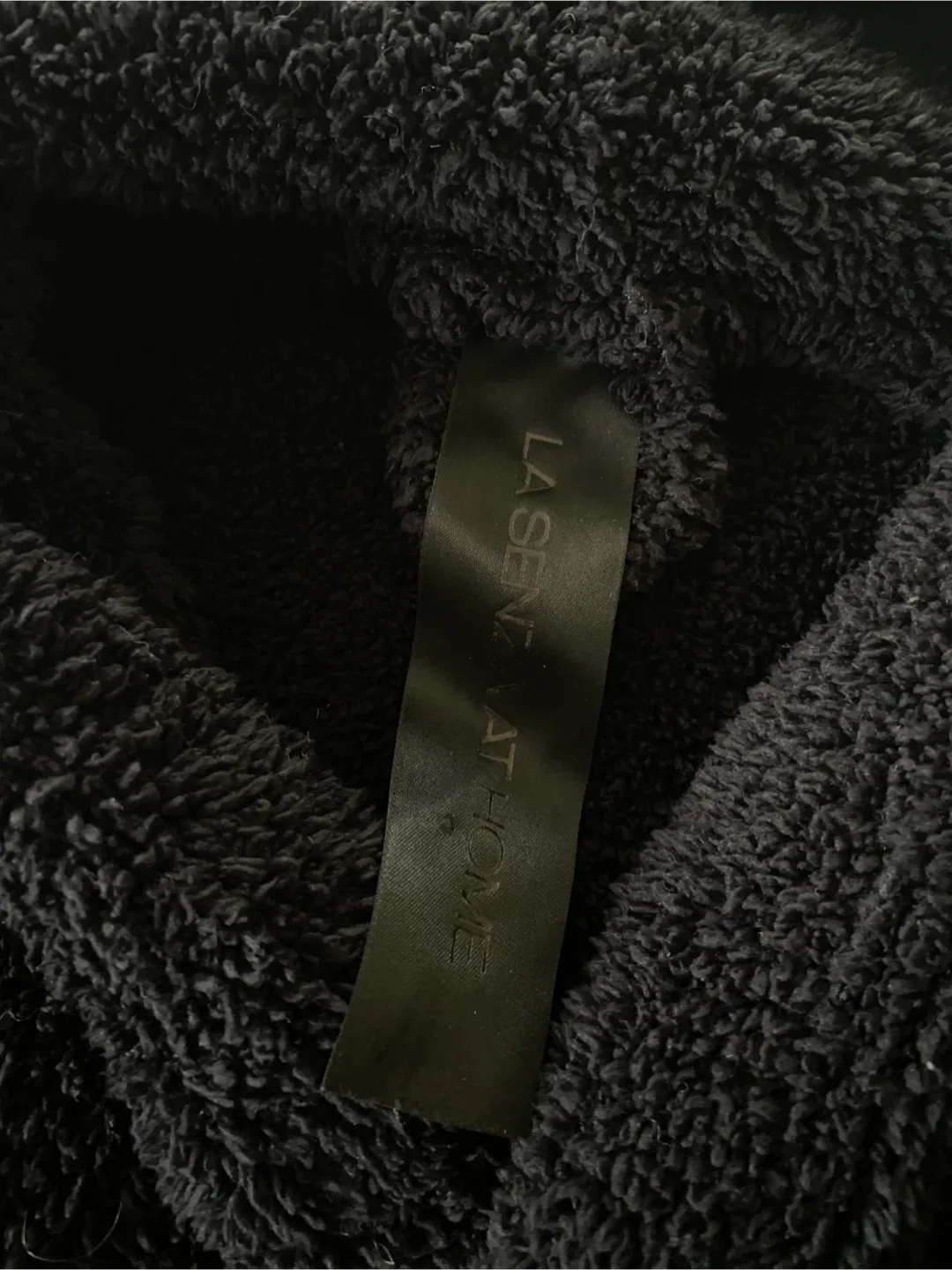 La Senza At Home Black Fuzzy Robe image indicator(2)