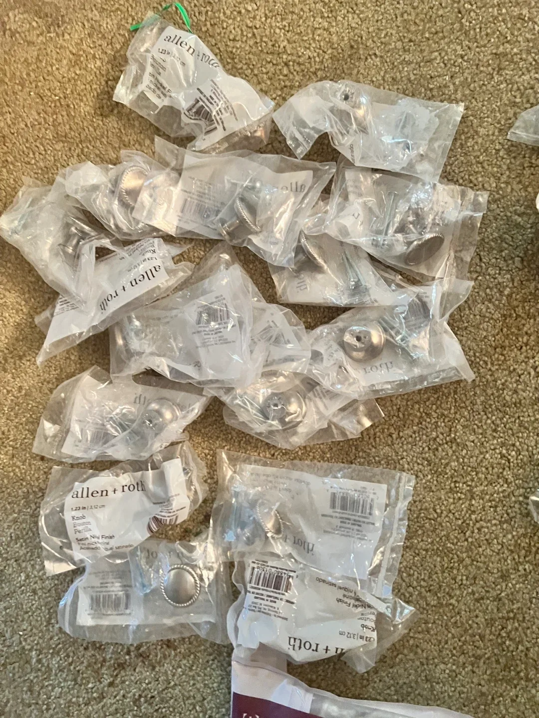 allen + roth Satin Nickel Finish Knobs thumbnail