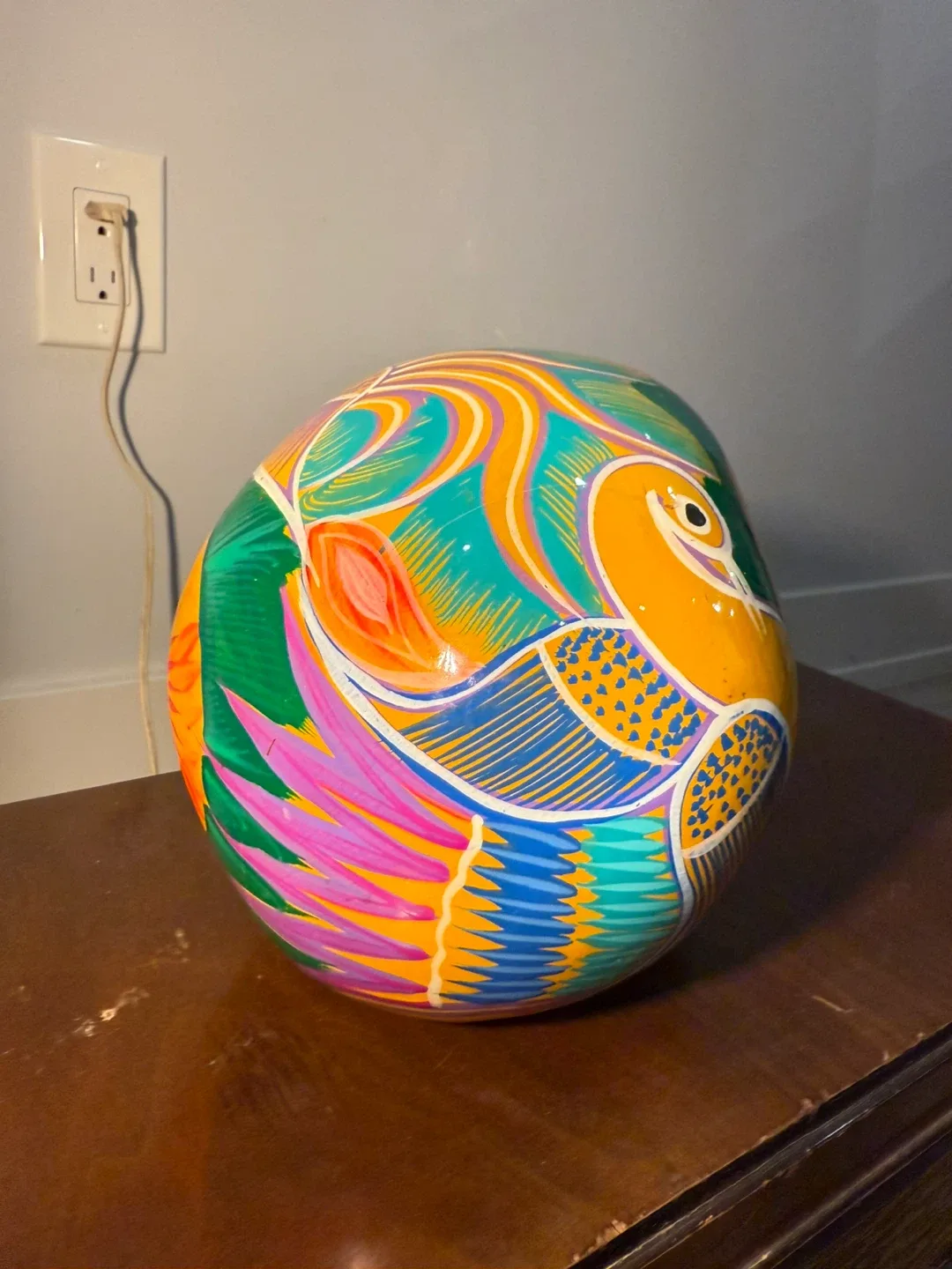 Genuine Ceramic Mexican Day of the Dead Skull image indicator(4)