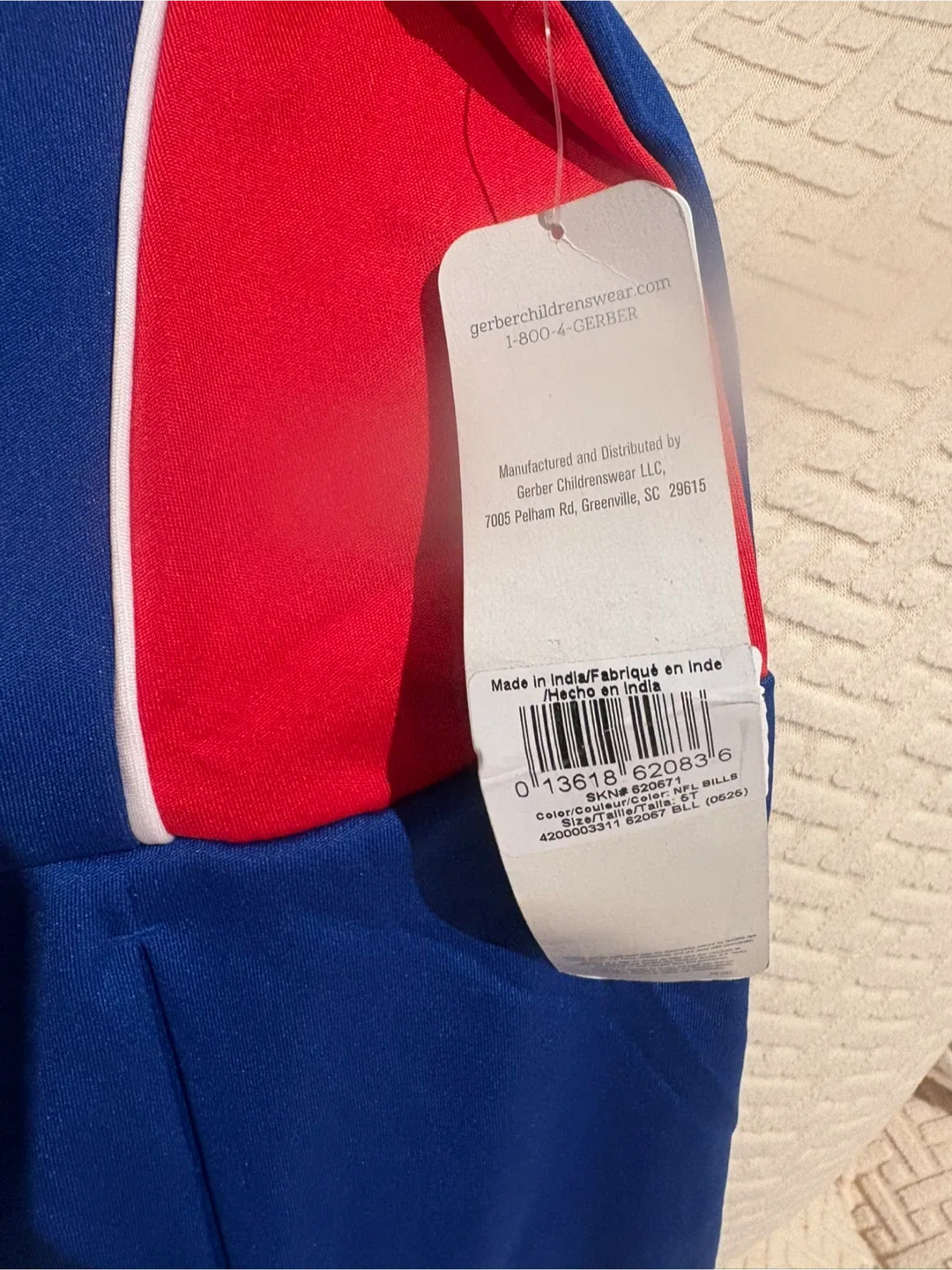 Gerber Buffalo Bills NFL Cheerleader Dress - 5T image indicator(6)