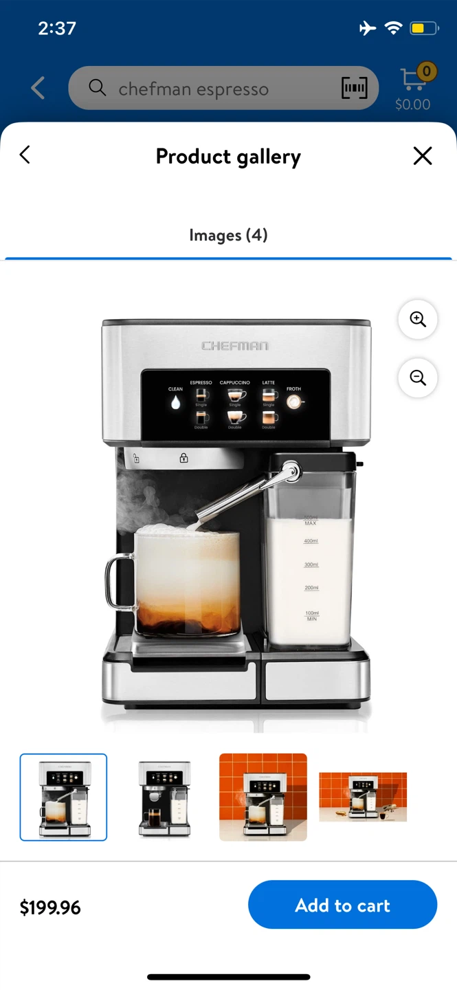 Chefman Espresso barista coffee Machine - photo 2