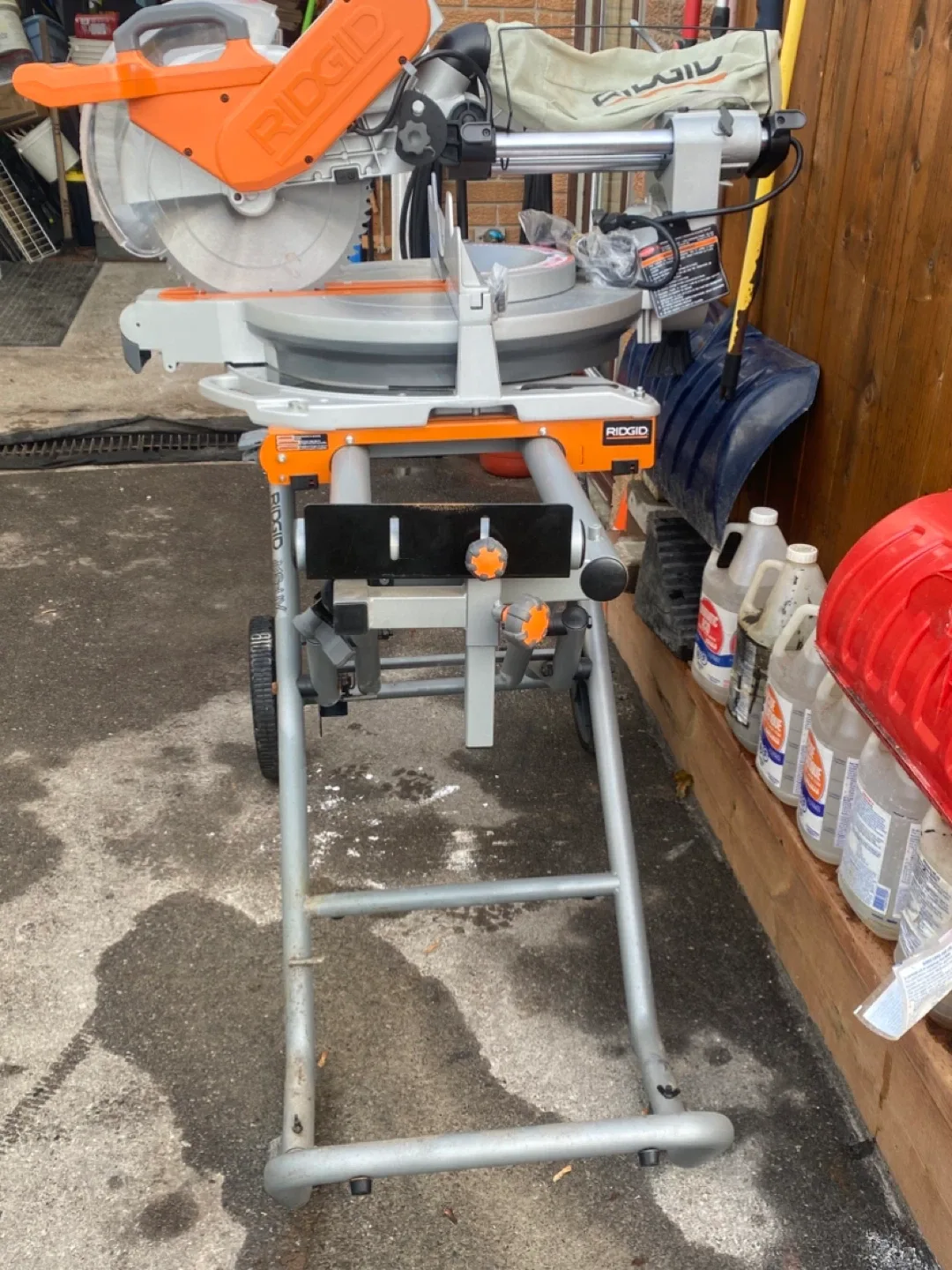 New Ridgid 12" Sliding Compound Miter Saw with Stand image indicator(4)