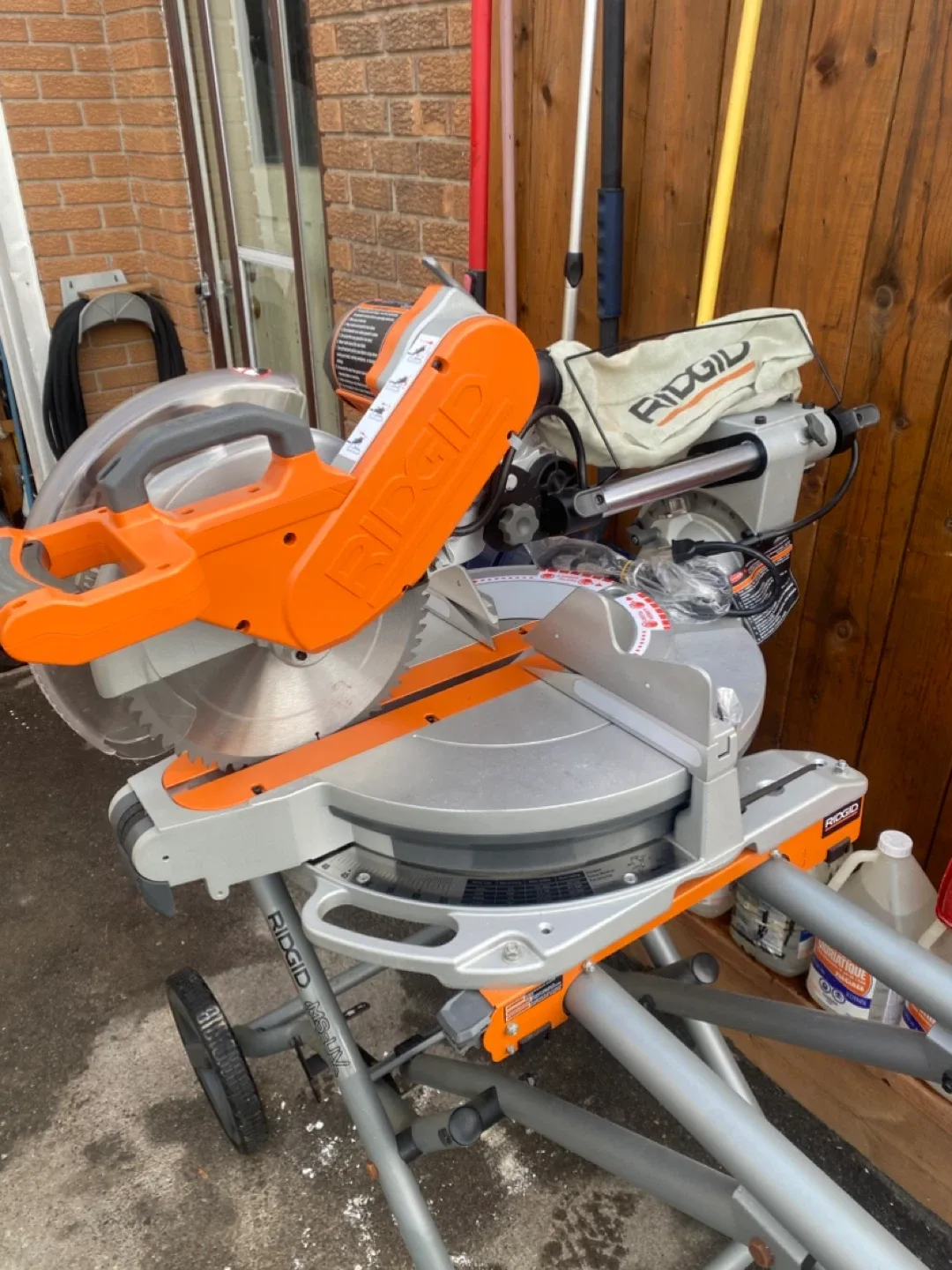 New Ridgid 12" Sliding Compound Miter Saw with Stand image indicator(3)