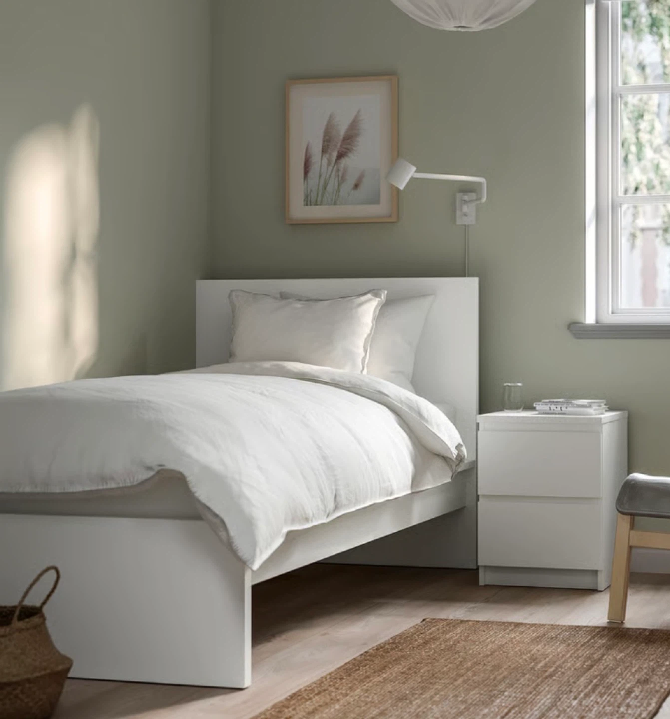 IKEA Malm Bed Twin (White)