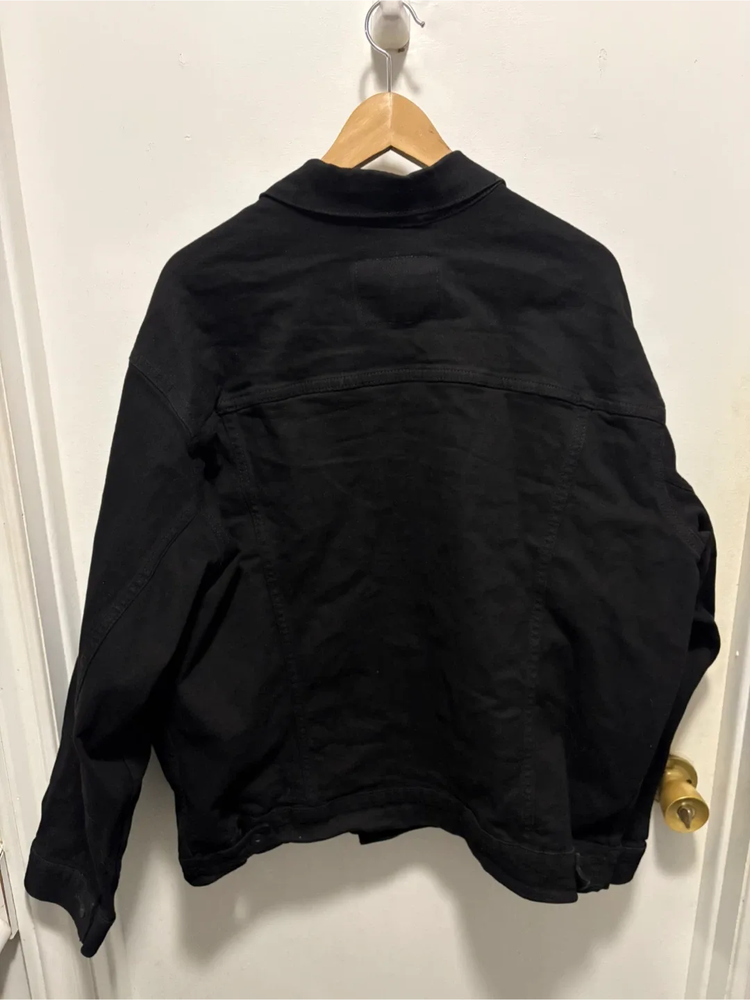 Levi's Black Denim Jacket XXL image indicator(4)