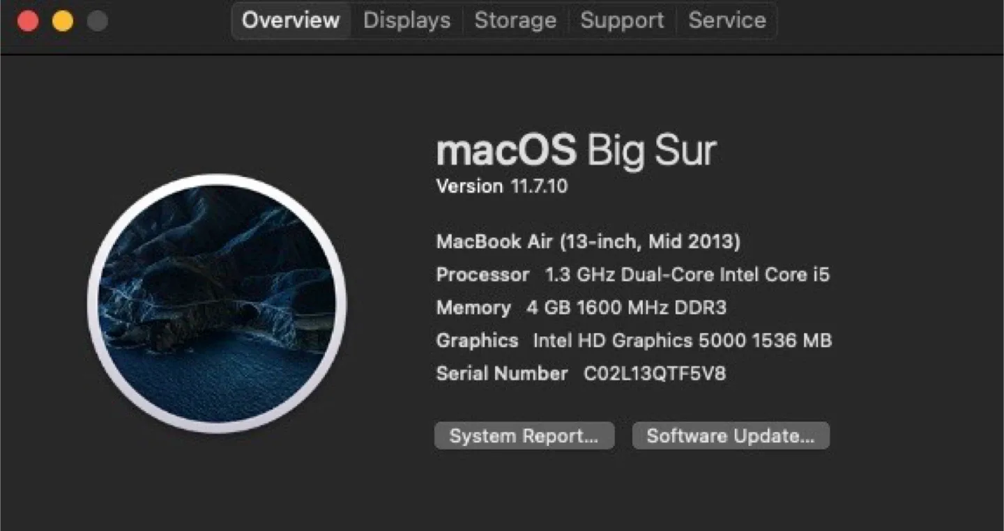 MacBook Air (13-inch, Mid 2013) image indicator(3)