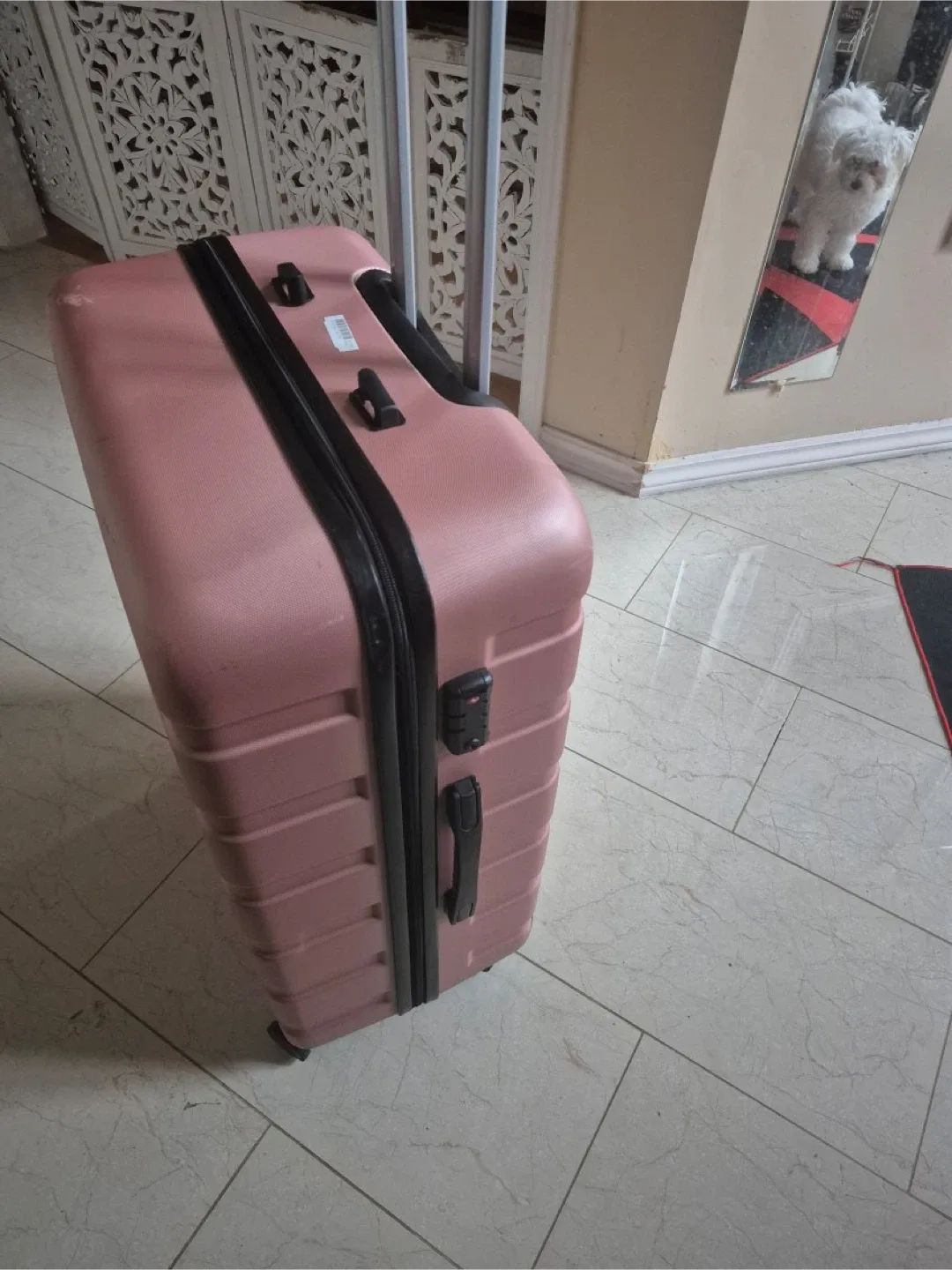 Pink Luggage Bag image indicator(4)