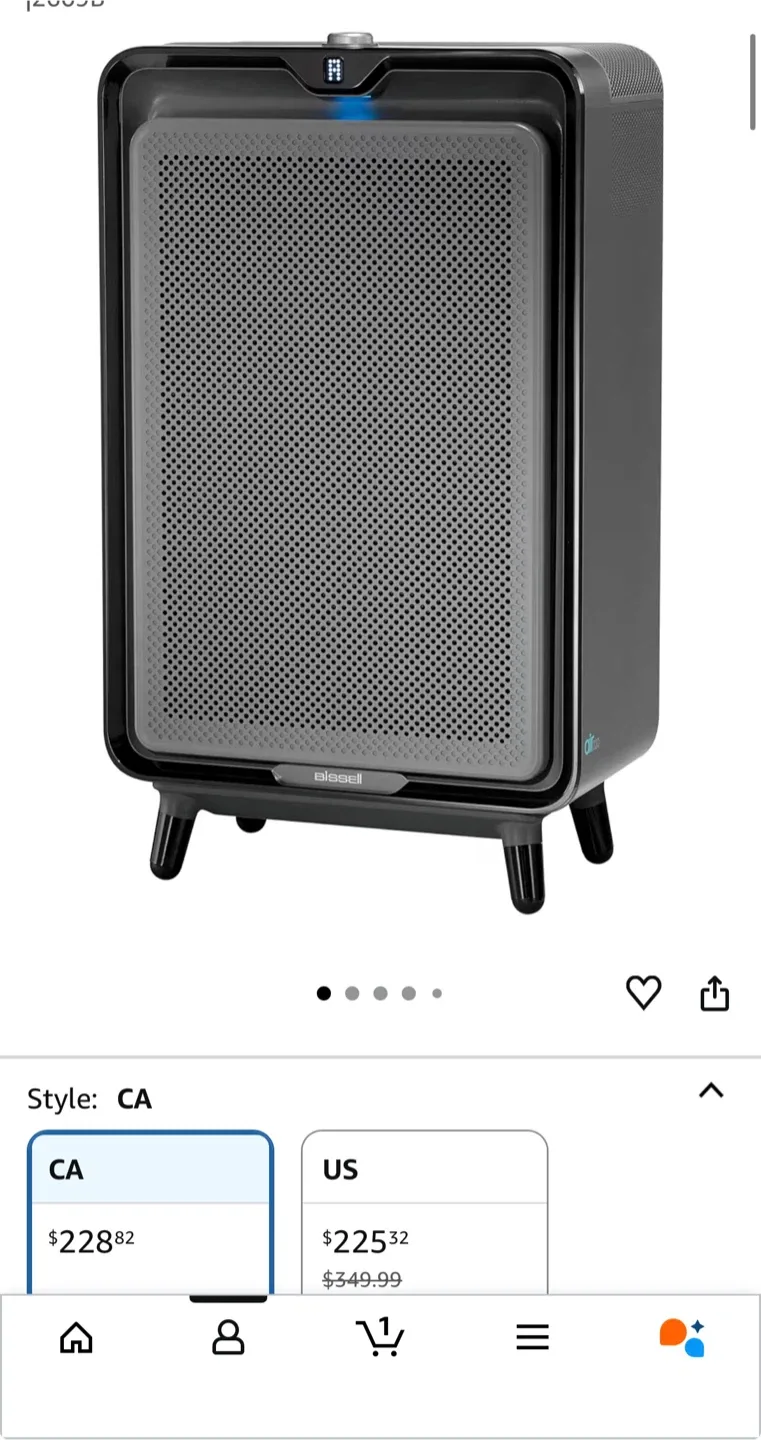 Bissell air320 Air Purifier image indicator(2)