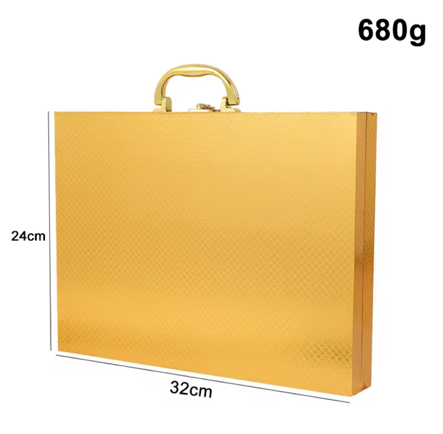 Silver Cutlery Set in Gold Case - 24cm x 32cm - photo 4