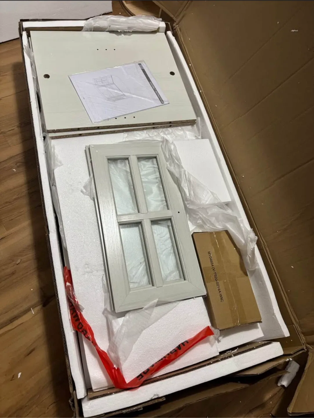 YESHOMY Corner Fireplace TV Stand - White & Rustic image indicator(4)