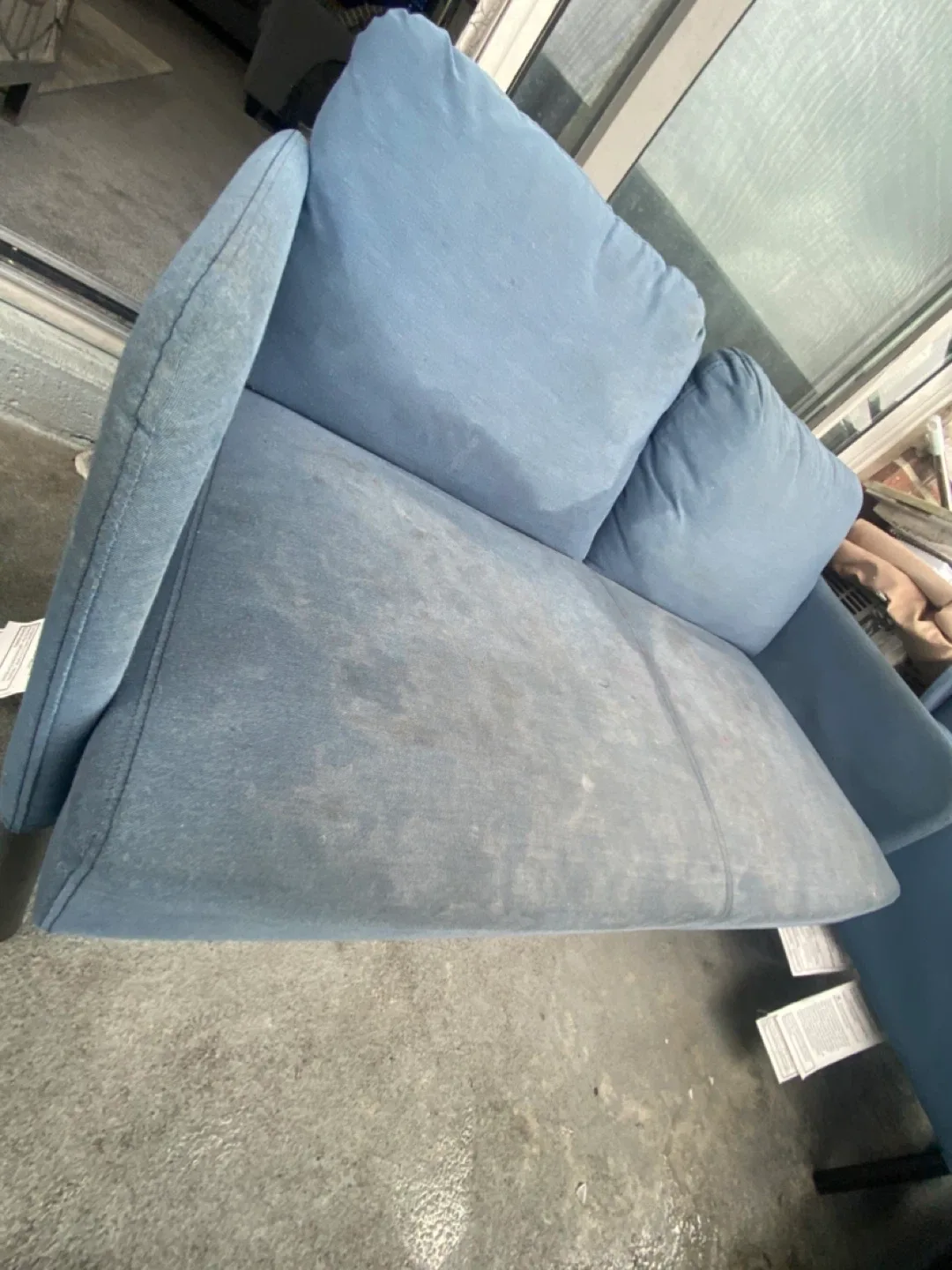 Blue Loveseat Sofa image indicator(3)