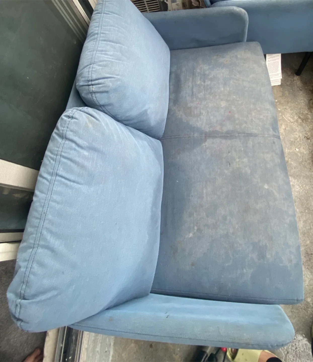 Blue Loveseat Sofa image indicator(2)