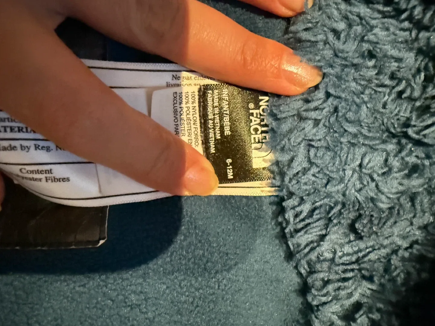 The North Face Blue Baby Snowsuit for 6-12 months image indicator(7)