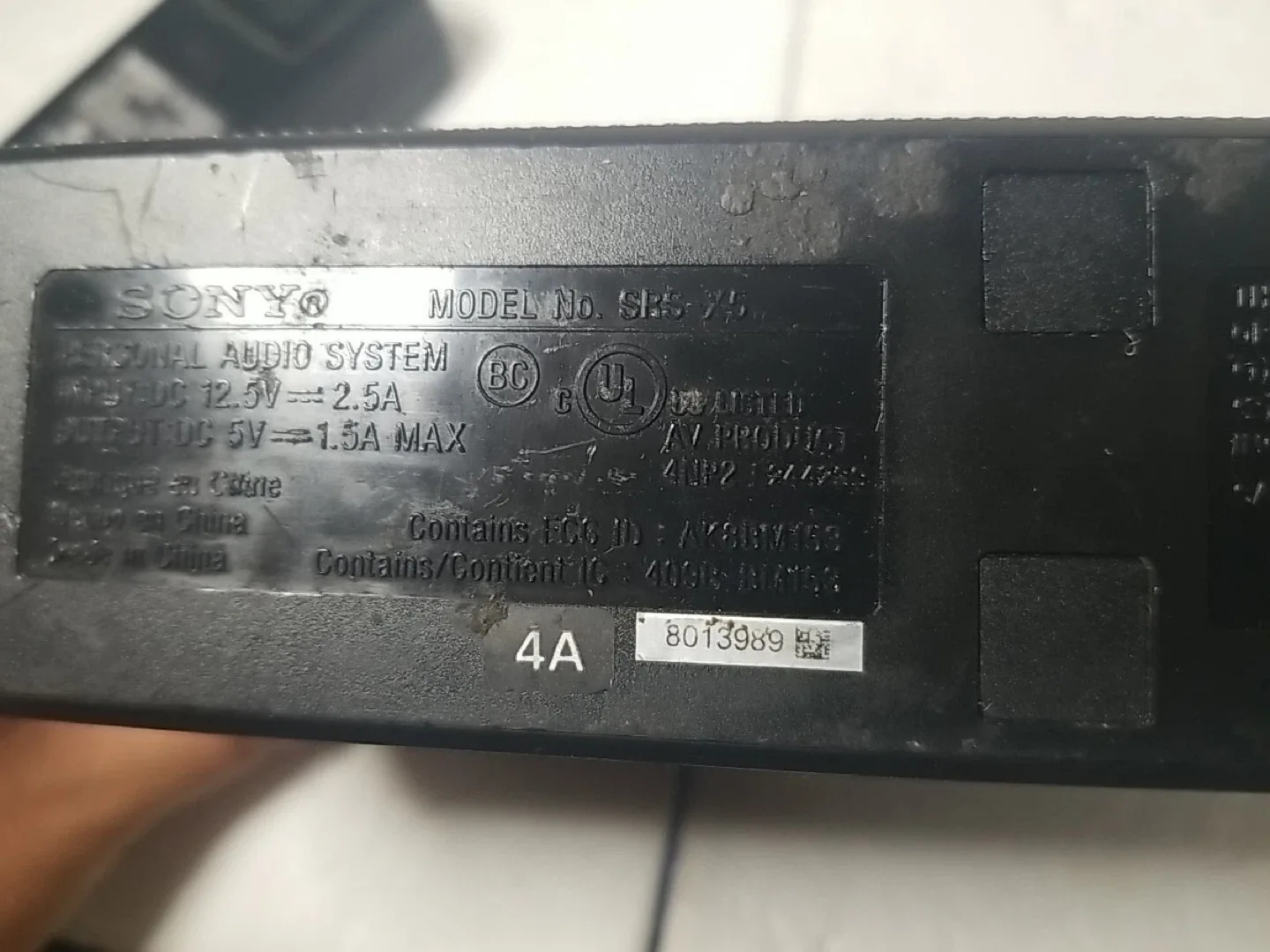 Sony SRS-X5 Personal Audio System image indicator(3)