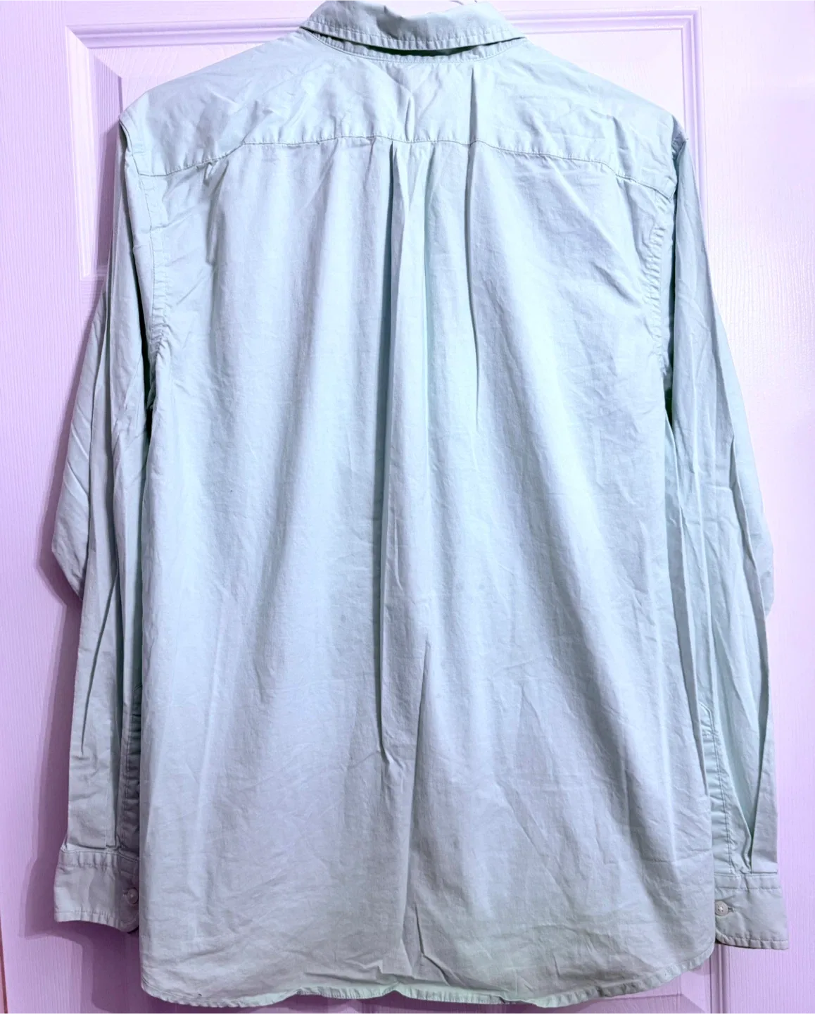 Gap pastel green Slim Fit Button-Down Shirt - XL image indicator(3)