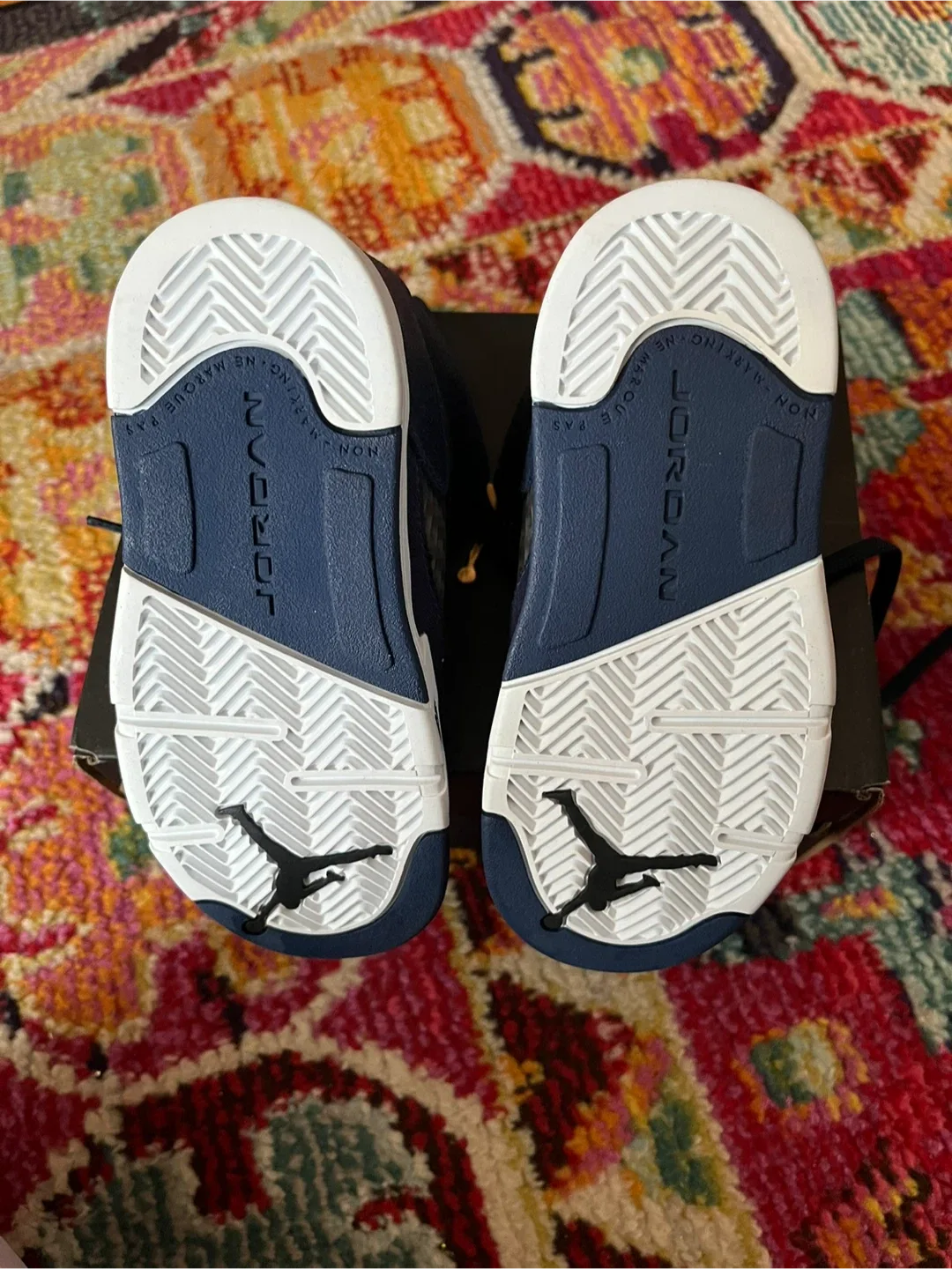 Jordan 5 Retro Infant Shoes, Navy Blue image indicator(6)