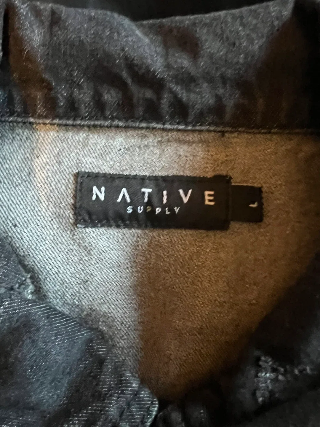 Native Youth Distressed Denim Jacket image indicator(6)