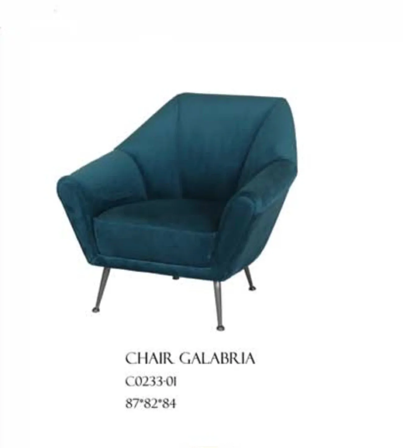 Sofa Chair Galabria - Teal Accent Chair image indicator(2)