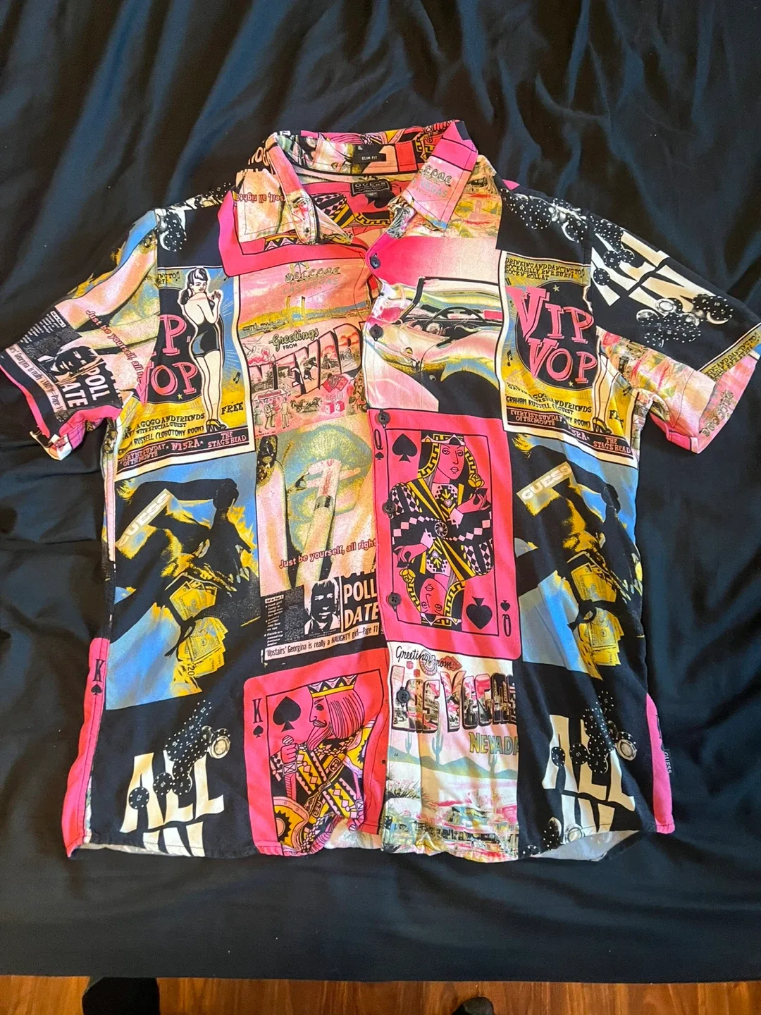 Guess Slim Fit Original Design Shirt - Size M image indicator(3)