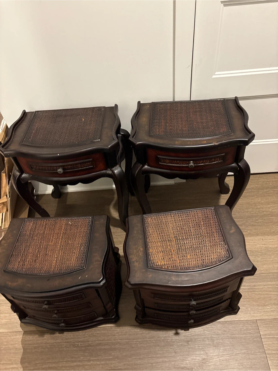 Wooden Bedside Tables - Set of 2 - photo 2